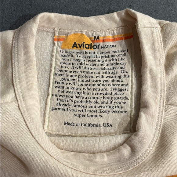 Aviator Nation Smiley Face Sweatshirt and Sweatpants (Set) - Picture 3 of 5